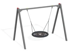 Fugleredehuskestativ med metallstolper