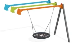 Fugleredestativ påbygn. metall grønn