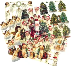 Glansbilder nisser og engler