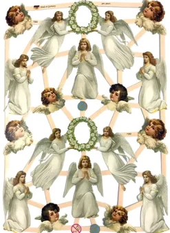 Glansbilder nisser og engler