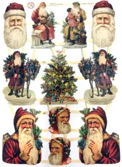 Glansbilder nisser og engler