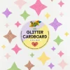 Glitterpapp pastell 24 x 34 cm