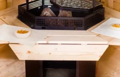 Gnistfanger med 8 sider til grillhytte