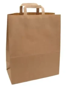 Gråpapirposer med håndtak