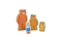 Gullhår og de tre bjørnene figurer