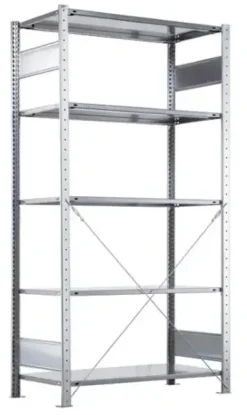 Gulvstående, robust lagerreol