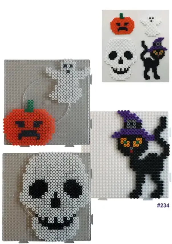 Halloweenpakke rørperler midi