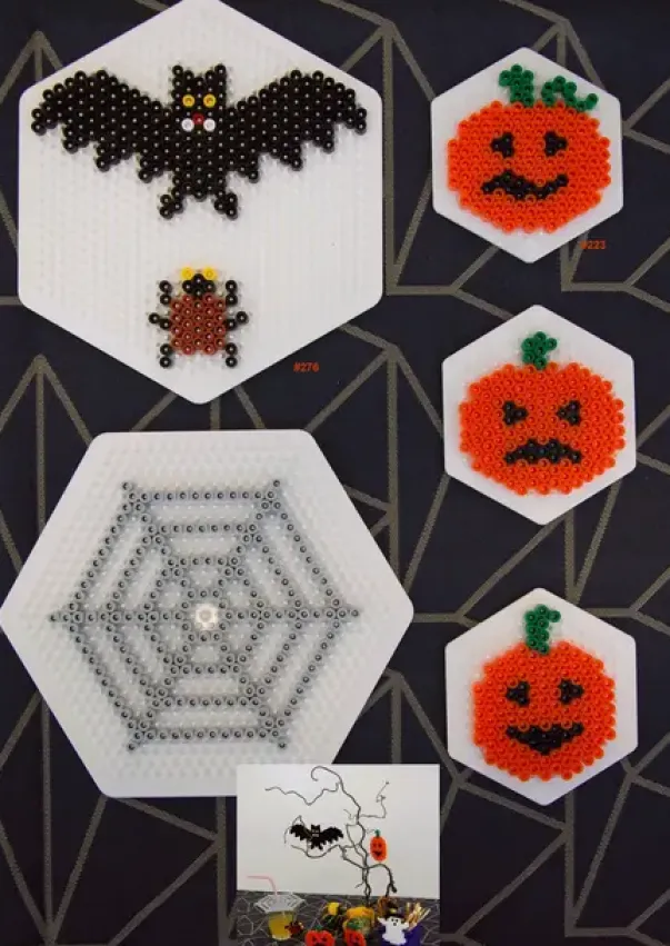 Halloweenpakke rørperler midi
