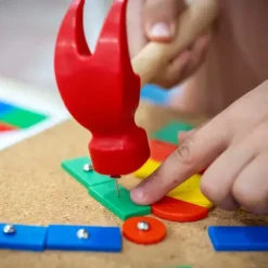 Hammermosaikk trebrikker