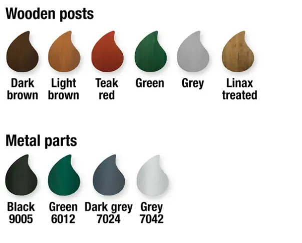 Hansa piknikbord med forlenget bordplate