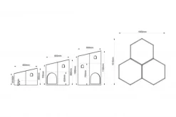 Hexa borg sett 3 moduler