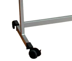 Hjulstativ hvit til stort konferanseskap