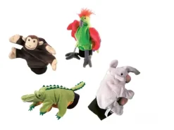 Hånddukker safaridyr