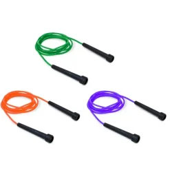 Hoppetau med håndtak oransje