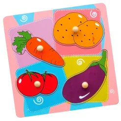 Innpasningspuslespill grønnsaker