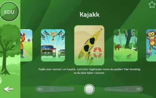 Interaktivt gulv barnehage