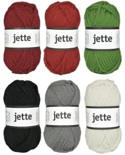 Jette ullgarn julepakke 6 kg
