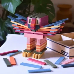 Kapla byggeklosser farget