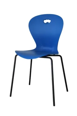 Karoline M stol blå/sort