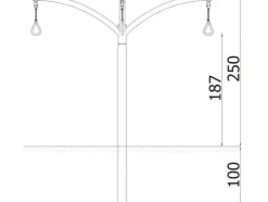 Karusell med 3 håndtak