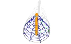 Klatrenett kjegleformet