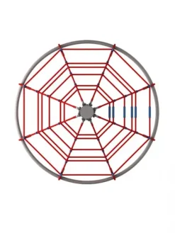 Klatrenett roterende karusell