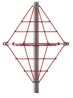 Klatrenett roterende karusell