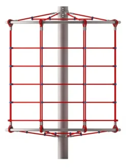 Klatrenett roterende karusell