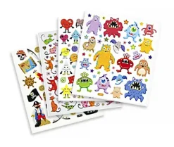 Klistremerker i blokk