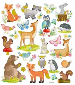 Klistremerker skogsdyr