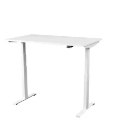 Kontorpult heve senk hvit