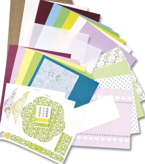 Kreativ papirpakke vår