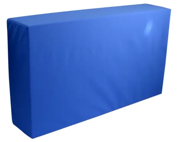 Kulør byggekloss rektangel bomull gul