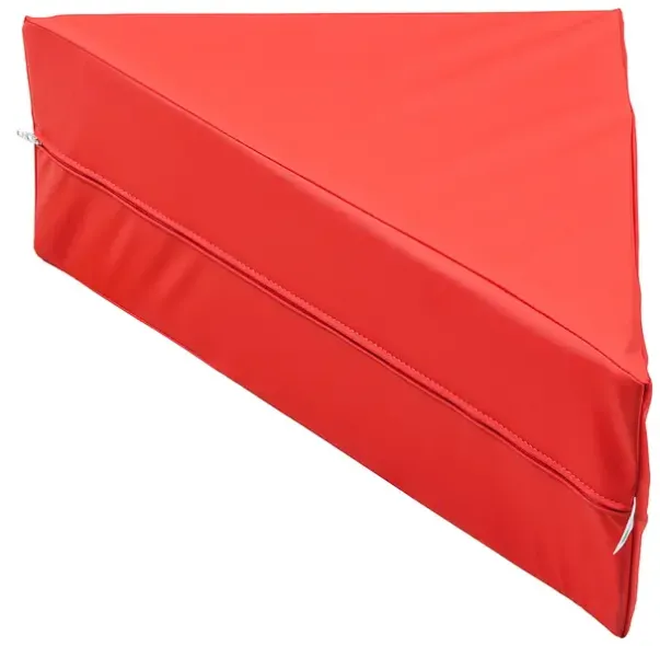 Kulør byggekloss triangel bomull gul