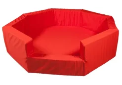 Kulør kosekrok bomull blå