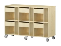 Labyrint elevreol 6 plasser bjørk