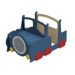 Lasse lokomotiv blå