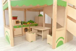 Lekekrok med 2 etasjer