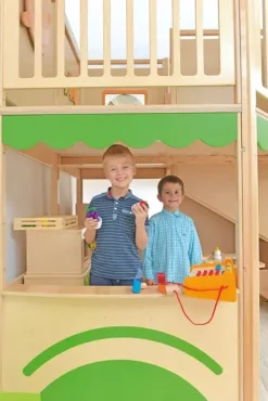 Lekekrok med 2 etasjer