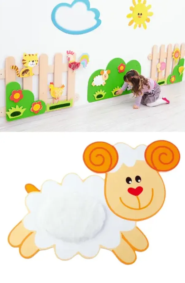 Lekeveggdekorasjon sau