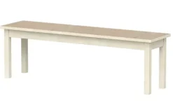 Lise benk med linoleum beige