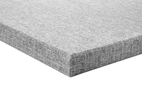 Lydabsorberende skillevegg grå