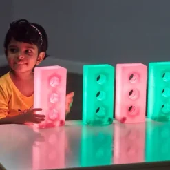 Lysende konstruksjonsklosser