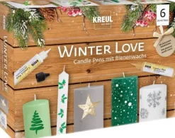 Lysvokspenner julefarger