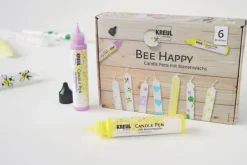 Lysvokspenner pastellfarger