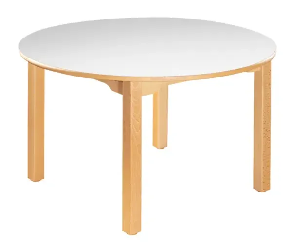 Marius laminatbord rundt hvit