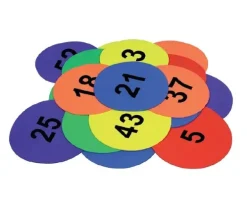 Markeringsbrikker med tall