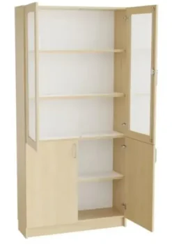 Materialskap Kombi Bjørk/Bjørk