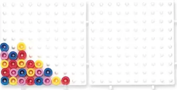 Maxi perlebrett firkant