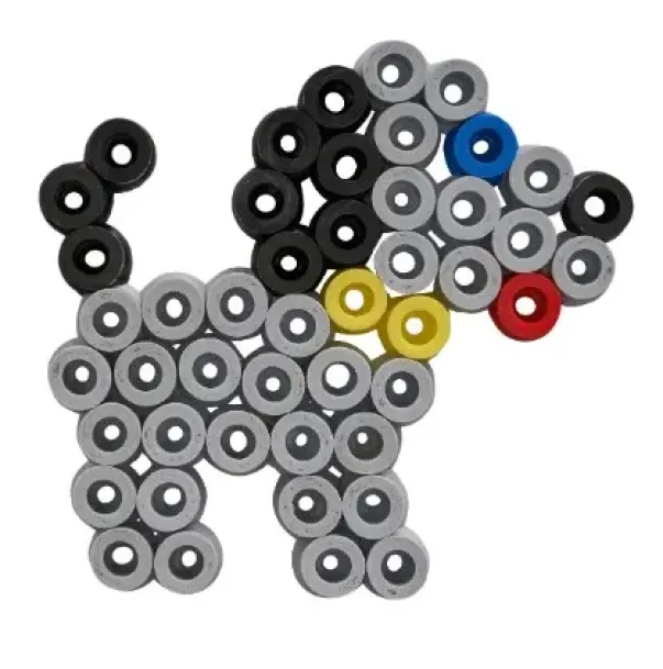 Maxi rørperler sett med brett